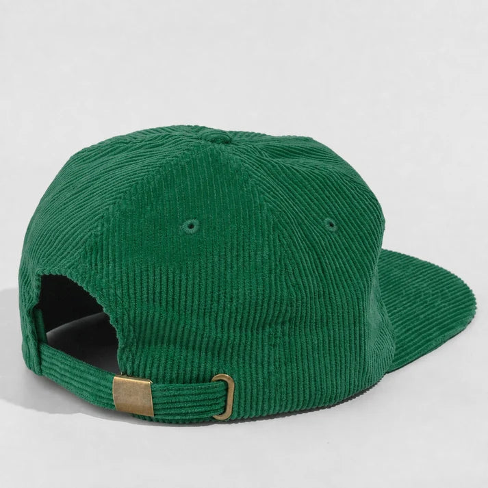 BASIC CAP 5054 Plain 5-Panel Unstructured Full Corduroy Flat Hat