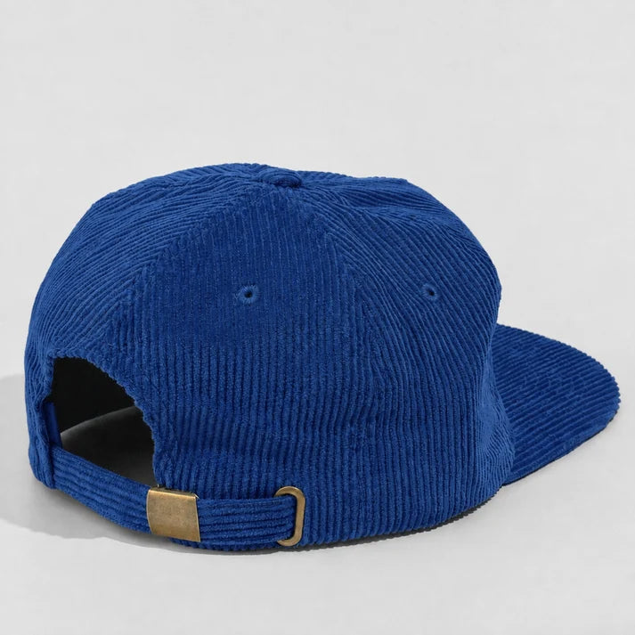 BASIC CAP 5054 Plain 5-Panel Unstructured Full Corduroy Flat Hat