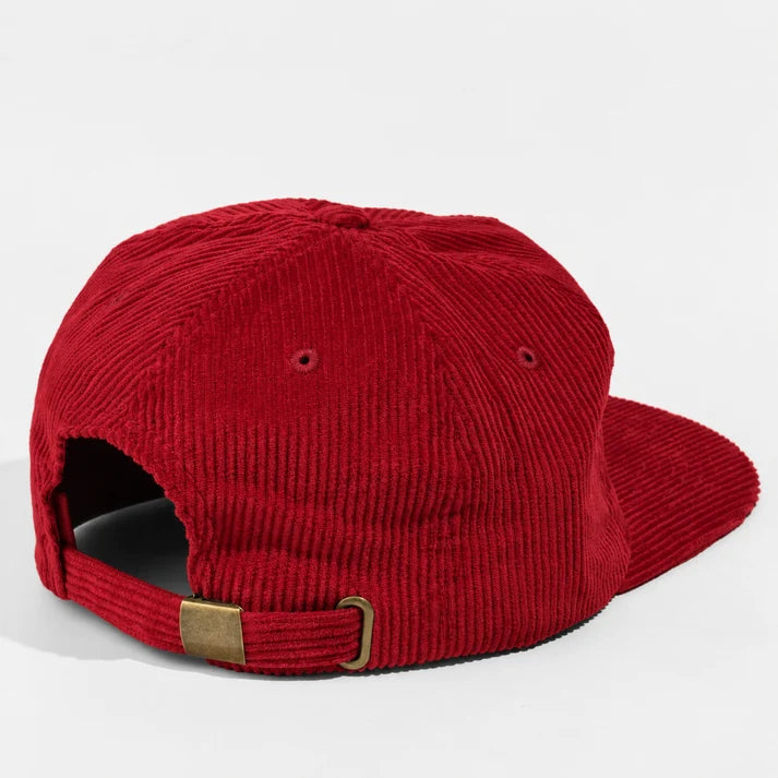 BASIC CAP 5054 Plain 5-Panel Unstructured Full Corduroy Flat Hat