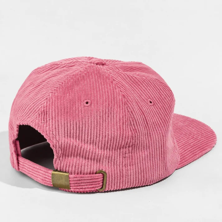 BASIC CAP 5054 Plain 5-Panel Unstructured Full Corduroy Flat Hat