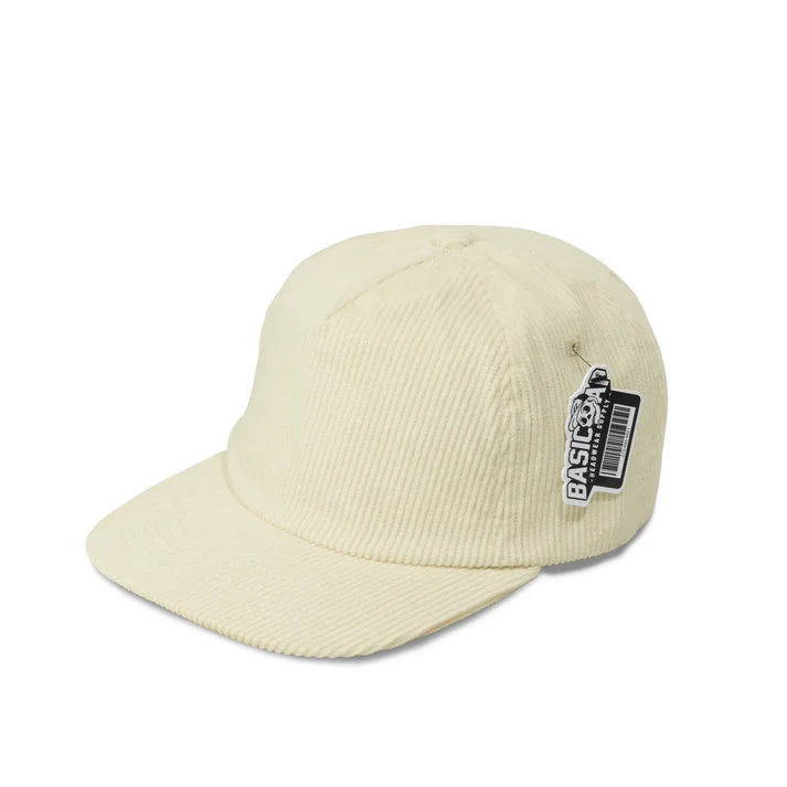 BASIC CAP 5054 Plain 5-Panel Unstructured Full Corduroy Flat Hat