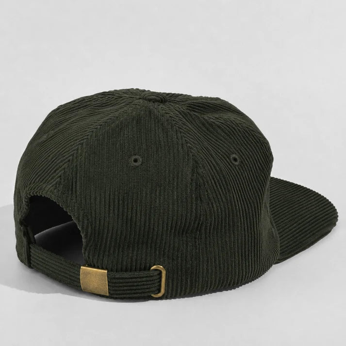 BASIC CAP 5054 Plain 5-Panel Unstructured Full Corduroy Flat Hat