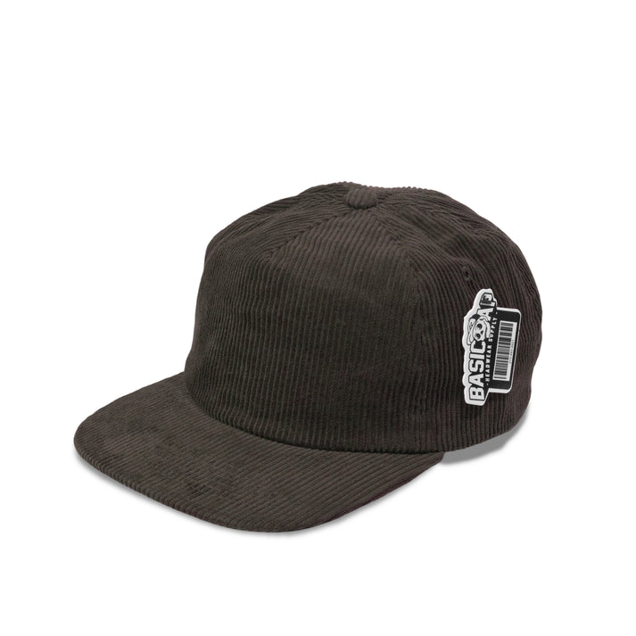 BASIC CAP 5054 Plain 5-Panel Unstructured Full Corduroy Flat Hat