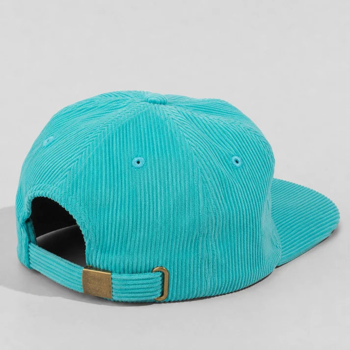 BASIC CAP 5054 Plain 5-Panel Unstructured Full Corduroy Flat Hat