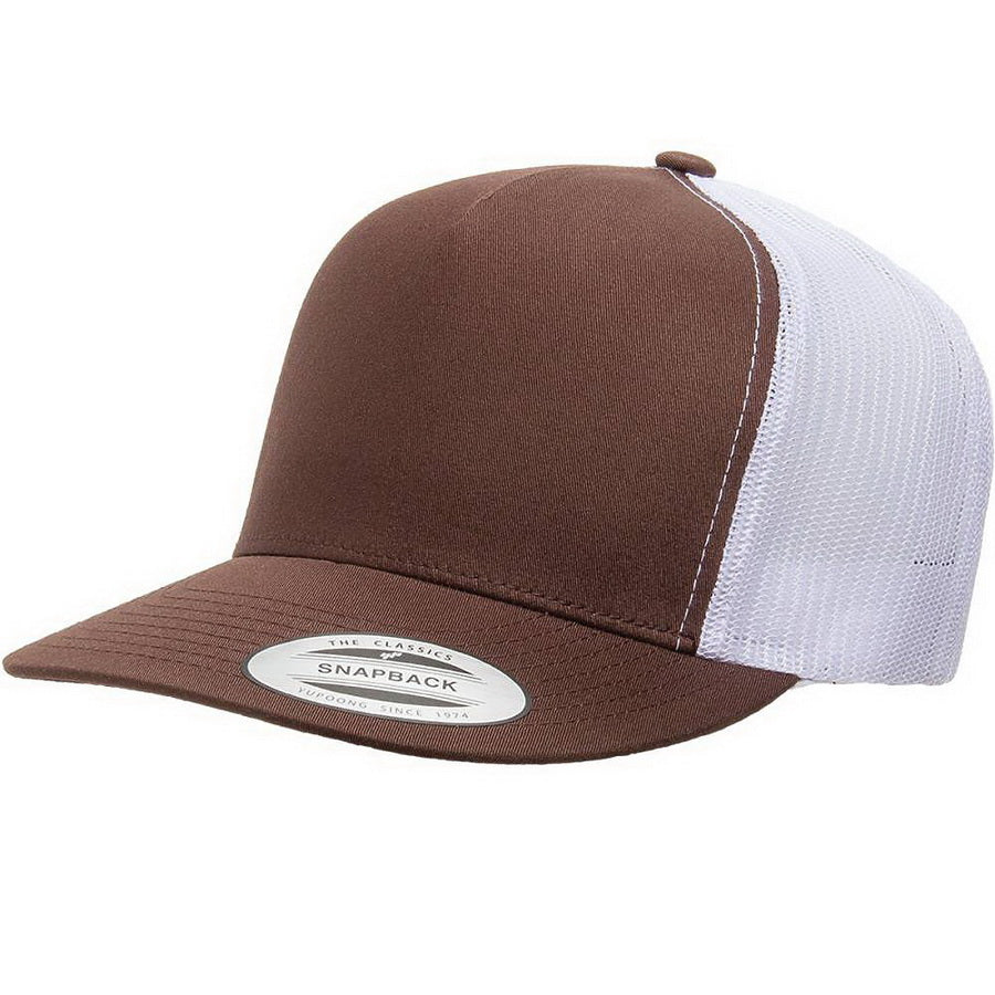 Yupoong 6006 Classic Five-Panel Trucker Cap – Custom Embroidery