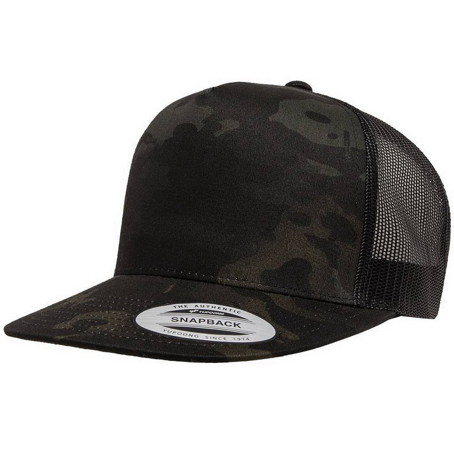 Yupoong 6006 Classic Five-Panel Trucker Cap – Custom Embroidery