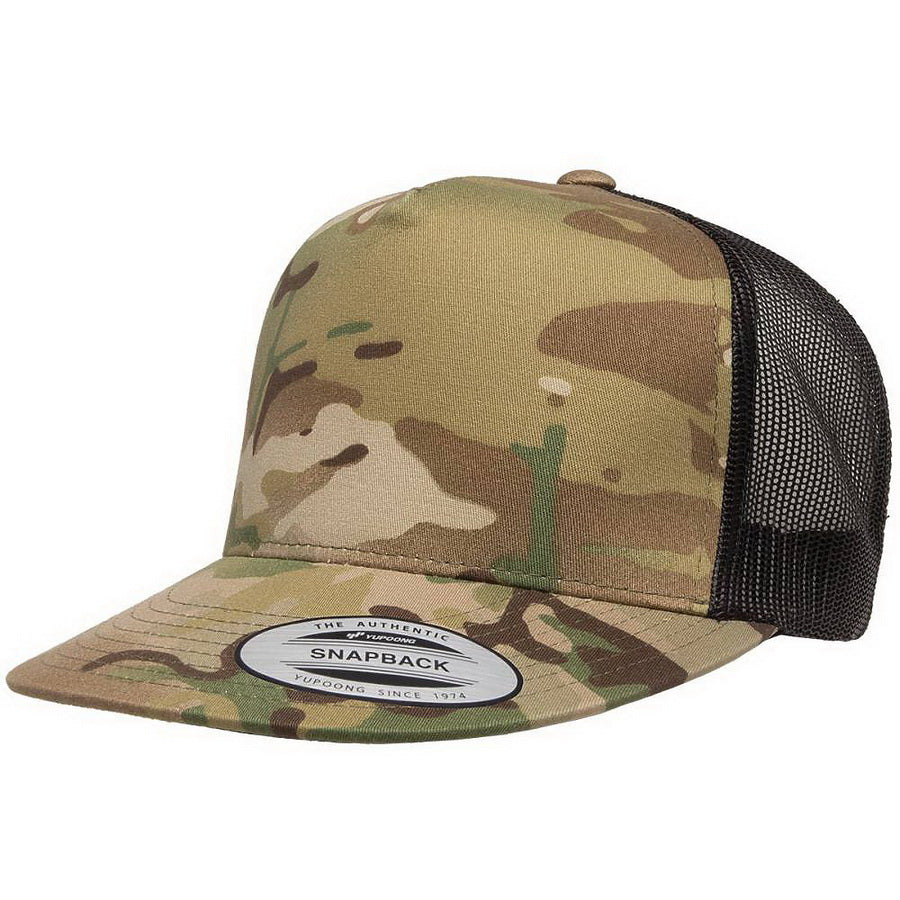 Yupoong 6006 Classic Five-Panel Trucker Cap – Custom Embroidery