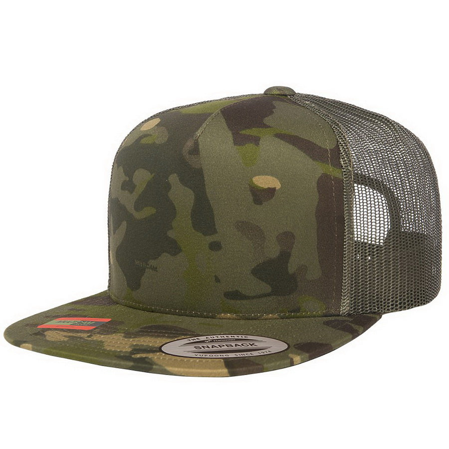 Yupoong 6006 Classic Five-Panel Trucker Cap – Custom Embroidery