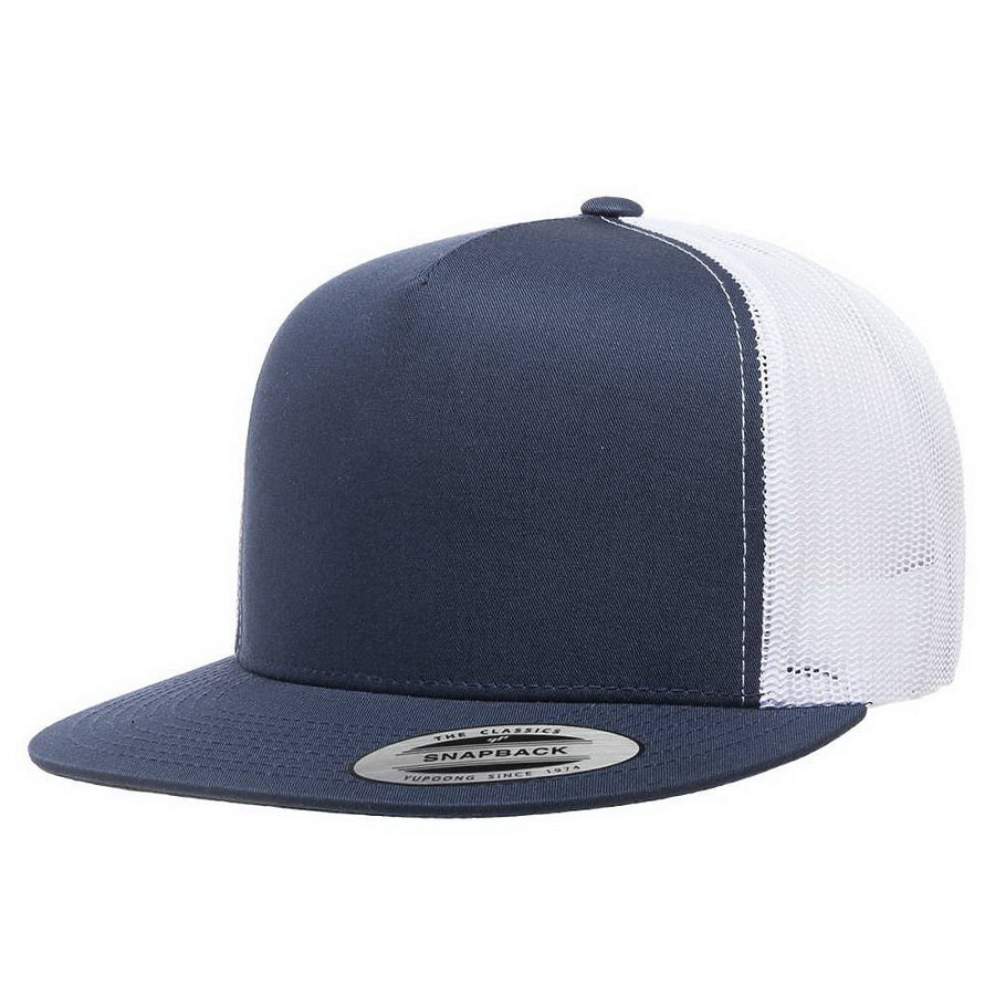 Yupoong 6006 Classic Five-Panel Trucker Cap – Custom Embroidery
