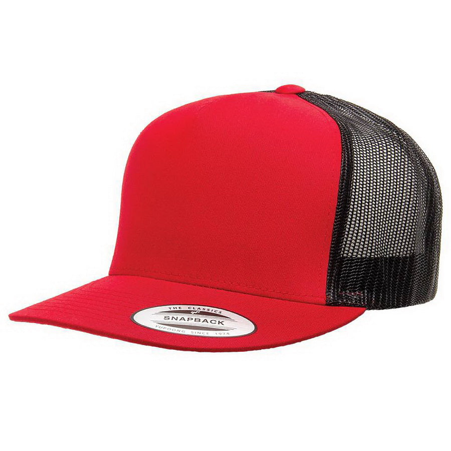 Yupoong 6006 Classic Five-Panel Trucker Cap – Custom Embroidery
