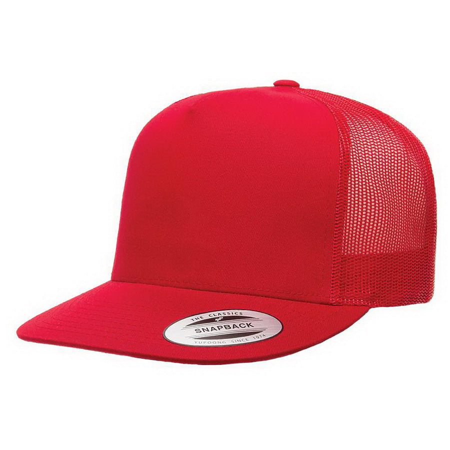 Yupoong 6006 Classic Five-Panel Trucker Cap – Custom Embroidery