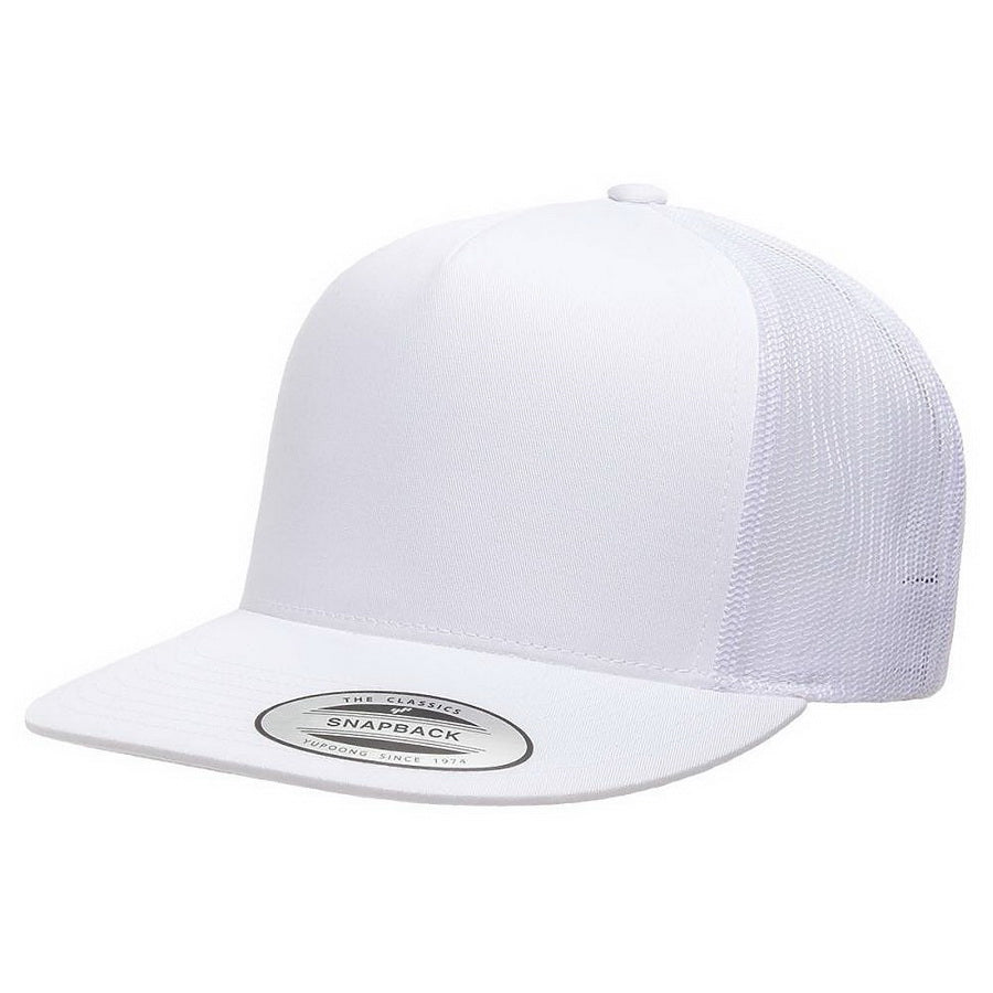 Yupoong 6006 Classic Five-Panel Trucker Cap – Custom Embroidery