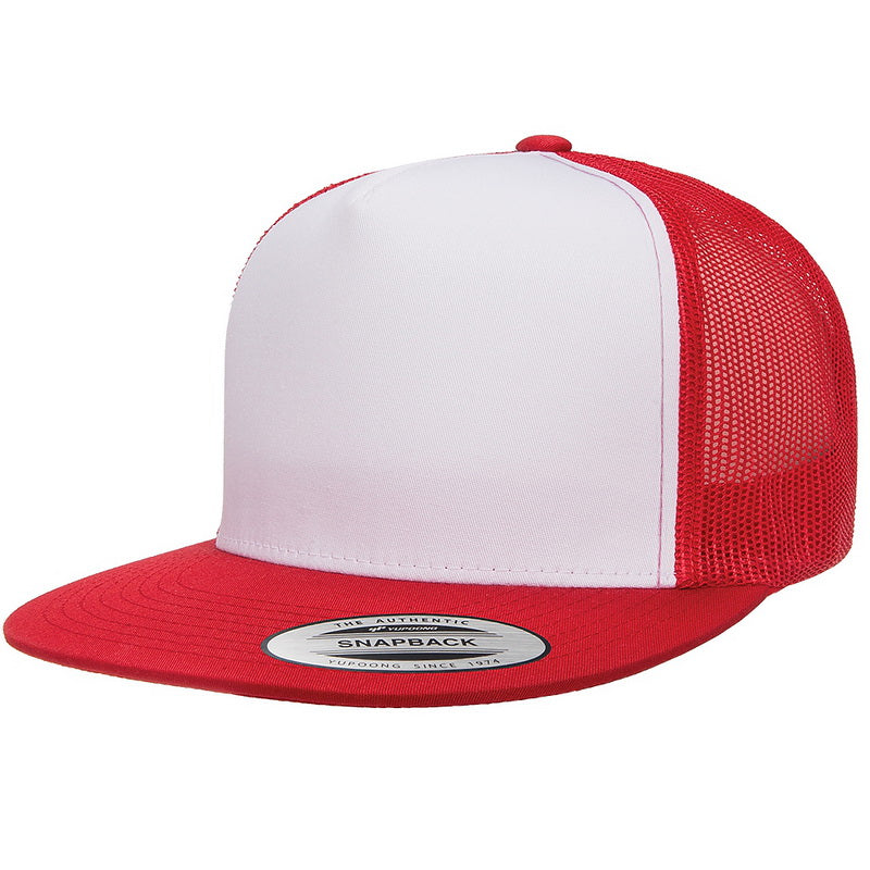 Yupoong 6006 Classic Five-Panel Trucker Cap – Custom Embroidery