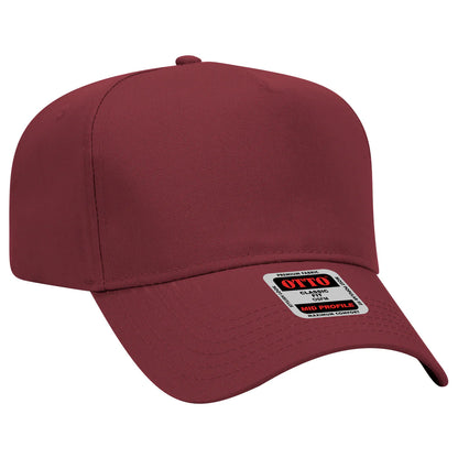 OTTO CAP 5 Panel Mid Profile Baseball Cap 031-069