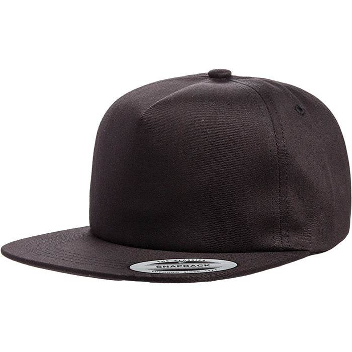 Yupoong 6502 Lightly Structured Five-Panel Snapback – Custom Embroidery