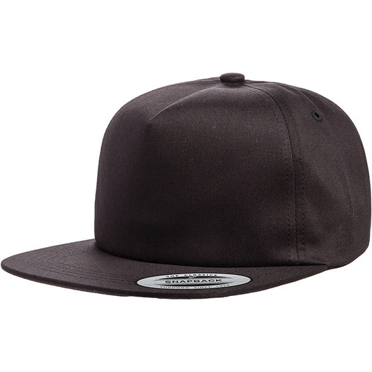Yupoong 6502 Lightly Structured Five-Panel Snapback – Custom Embroidery