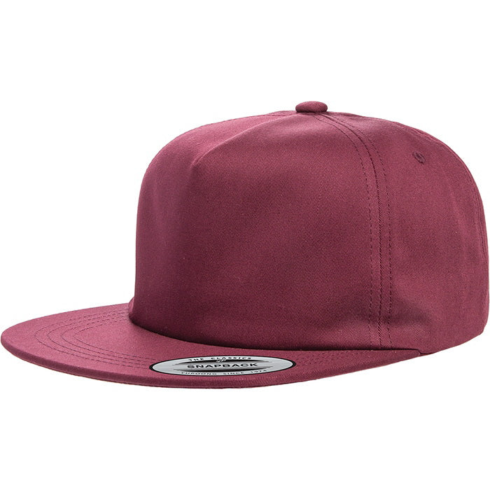Yupoong 6502 Lightly Structured Five-Panel Snapback – Custom Embroidery