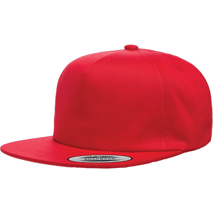 Yupoong 6502 Lightly Structured Five-Panel Snapback – Custom Embroidery