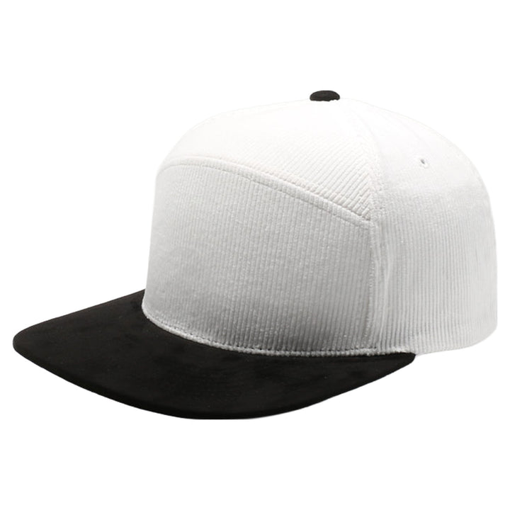 Pit Bull PB124 Corduroy Suede Camper - White/Black - view 1