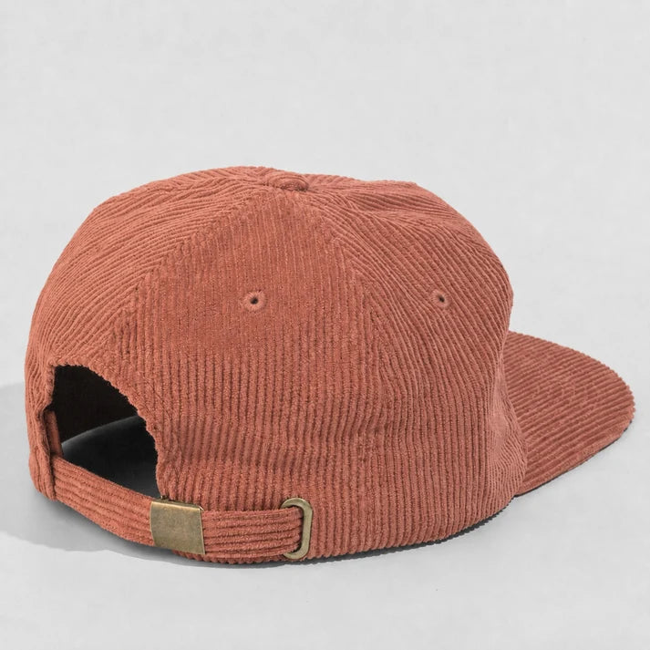 BASIC CAP 5054 Plain 5-Panel Unstructured Full Corduroy Flat Hat
