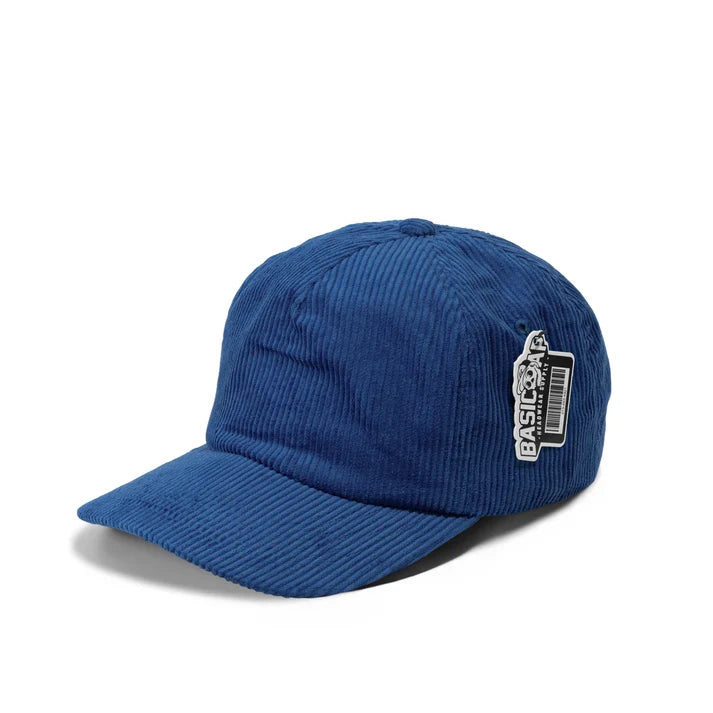 BASIC CAP 5054 Plain 5-Panel Unstructured Full Corduroy Flat Hat